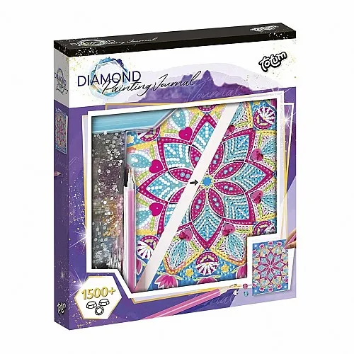 Творчески комплект, Totum, Декорирай сам дневник с диаманти, Мандала