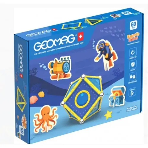 Магнитен конструктор, Geomag, Магнитни истории, Океан, 60 части