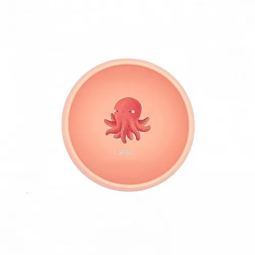 Силиконова купичка за хранене с вакуум, Sassi, Октопод