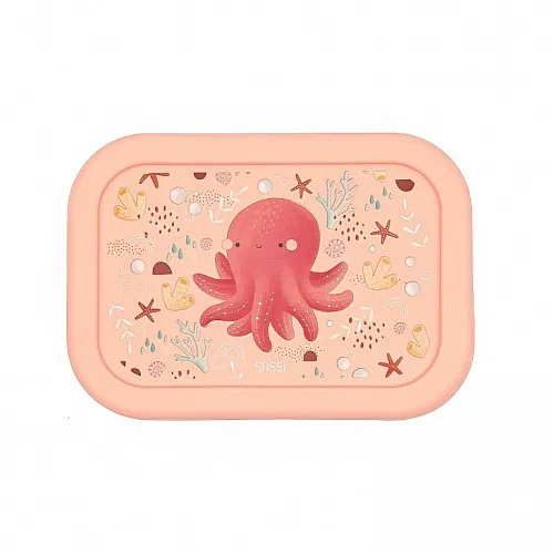 Силиконова разделителна кутия за обяд, Sassi, Октопод