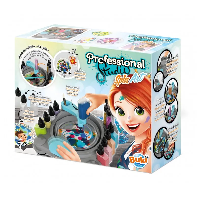 Творчески комплект, Buki France, Професионално студио, Студио за рисуване, Spin art