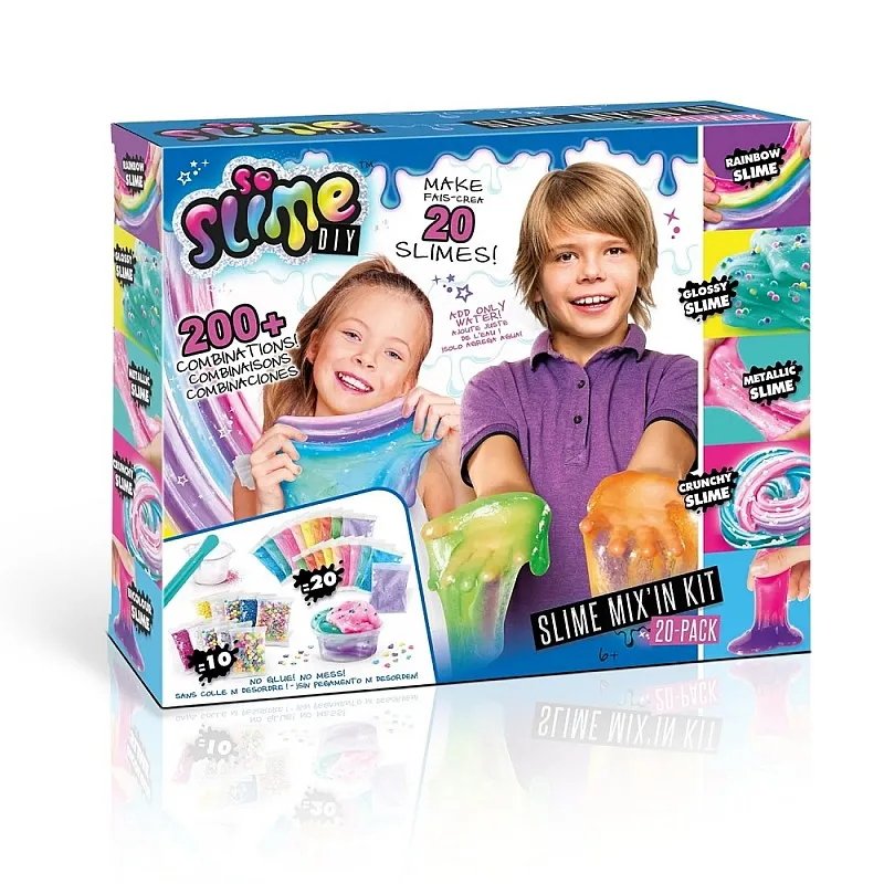 Творчески комплект, Canal Toys, Слайм, 20 цвята