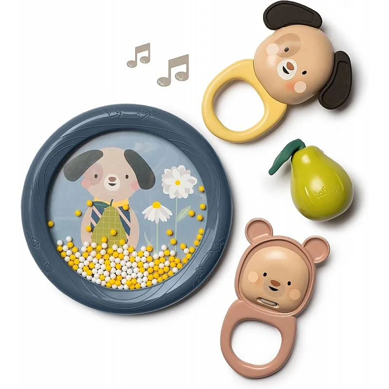 Комплект бебешки играчки за музикални открития, Taf Toys, 4 части