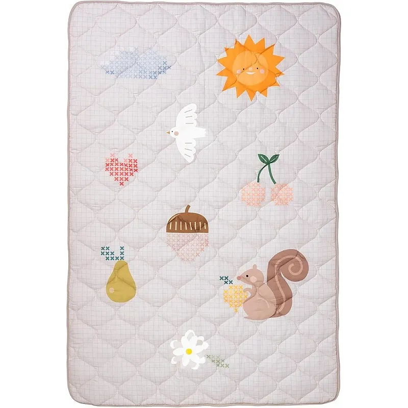 Ватирана бебешка подложка за игра, Taf Toys, 100 x 150 см