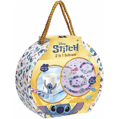 Творчески комплект куфарче, Totum, Stitch, Направи си сам, 2 в 1
