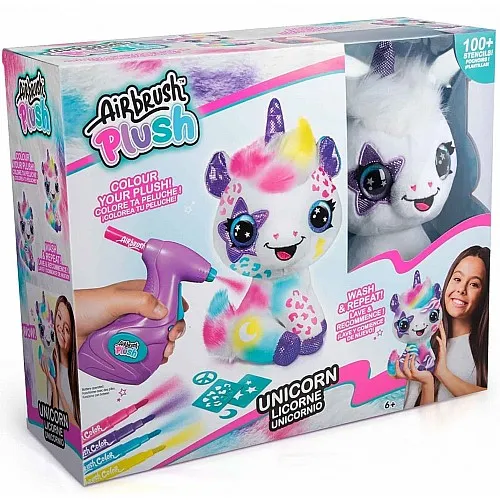 Творчески комплект, Canal Toys, Плюшена играчка за оцветяване, Сладък еднорог