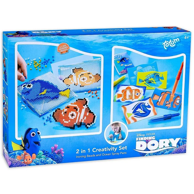 Творчески комплект, Totum, Finding Dory 2 в 1, Мозайка и картина