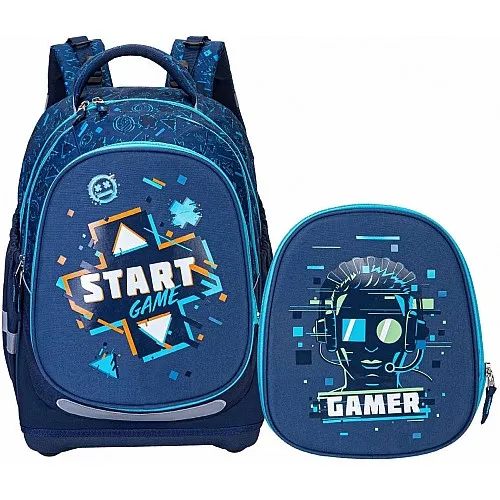 Ученическа раница, Kstationery, Made to Last, Start Game 2в1, 43 x 31 x 18 cm