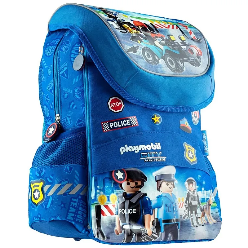 Детска раница, Astra, PL-11, Playmobil, Полиция, 28 x 36 x 18 см