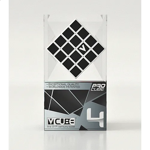 Кубче за подреждане V-Cube 4 White Flat