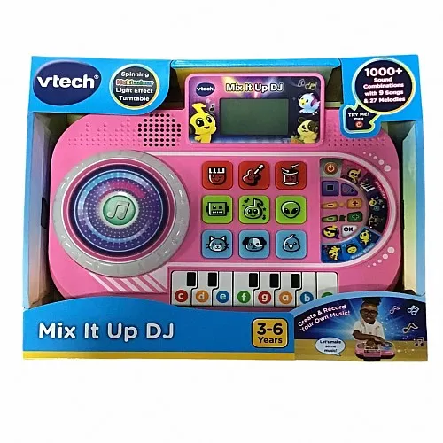 Интерактивна играчка, Vtech, DJ Пулт, Розов