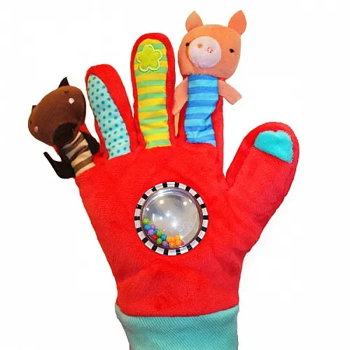 Интерактивна играчка, Eurekakids, Забавна ръкавица с кукли