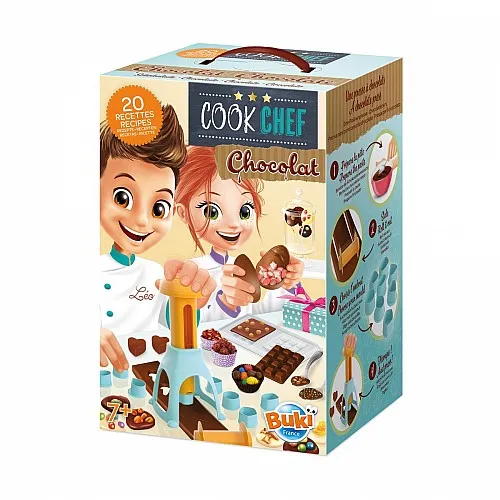 Творчески комплект, Buki France, Шеф Готвач, Шоколад, 20 рецепти
