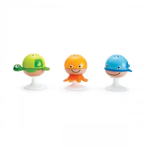 Комплект дрънкалки, Hape, Животни, 3 броя