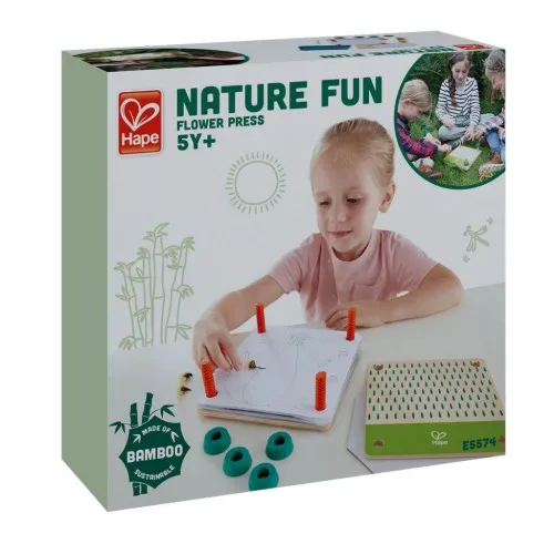 Комплект преса за сухи цветя, Hape, Бамбукова
