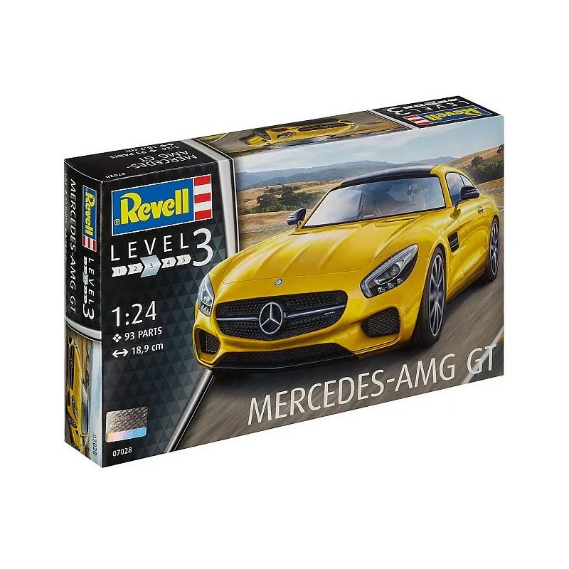 Сглобяем модел, Revell, Mercedes AMG GT, 93 части