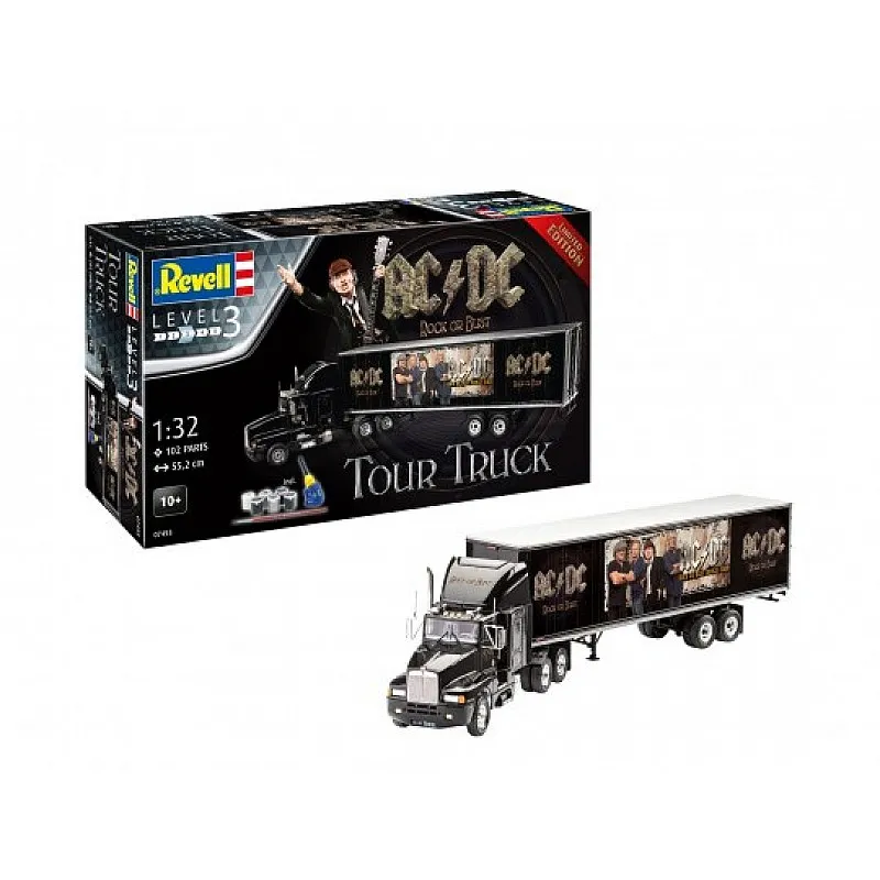 Сглобяем модел, Revell, Камион и ремарке AC/DC, 102 части