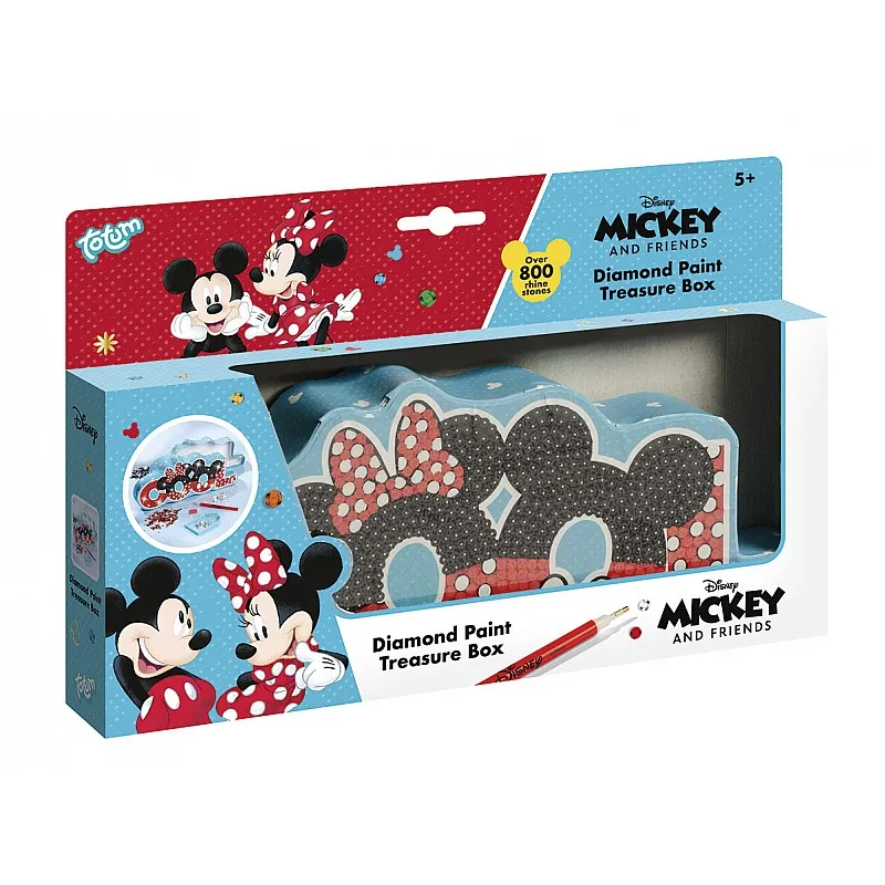 Творчески комплект, Totum, Mickey and friends, Декорирай сам кутия за съкровища