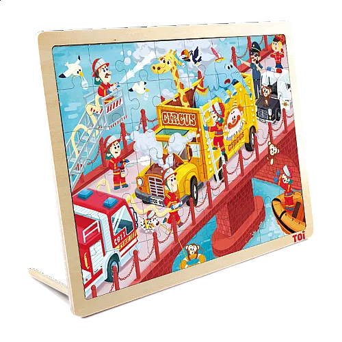Дървен пъзел, Toi World, Пожар в цирка, 48 части