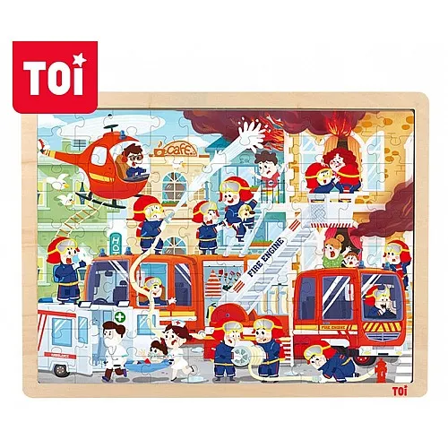 Дървен пъзел, Toi World, Пожар в града, 100 части