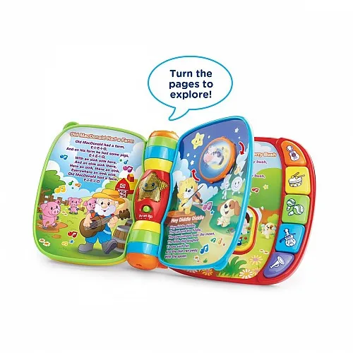 Интерактивна играчка, Vtech, Бебешка музикална книжка