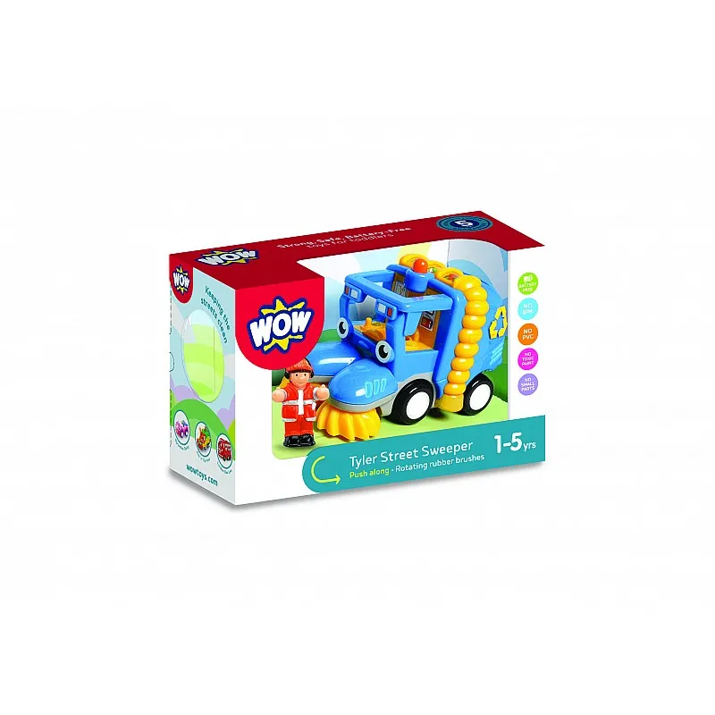 Количка за игра, WOW Toys, Камионът за почистване на улици на Тейлър