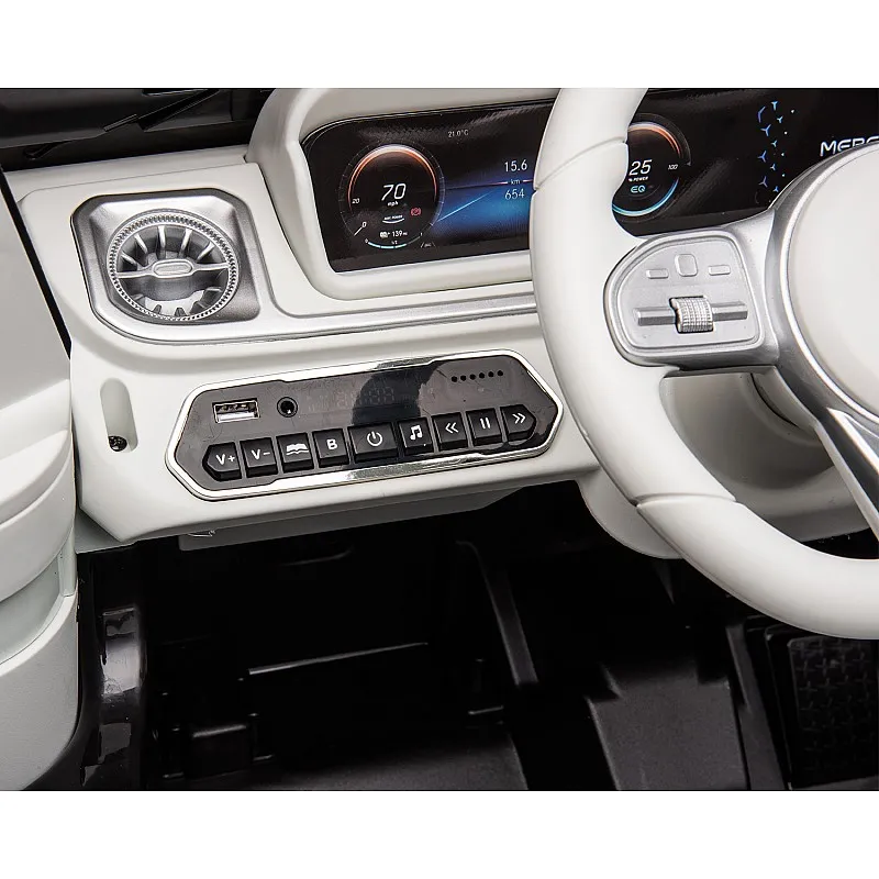Kikkaboo Акумулаторна кола Licensed Mercedes Benz EQG Black + батерия 12V/9AH