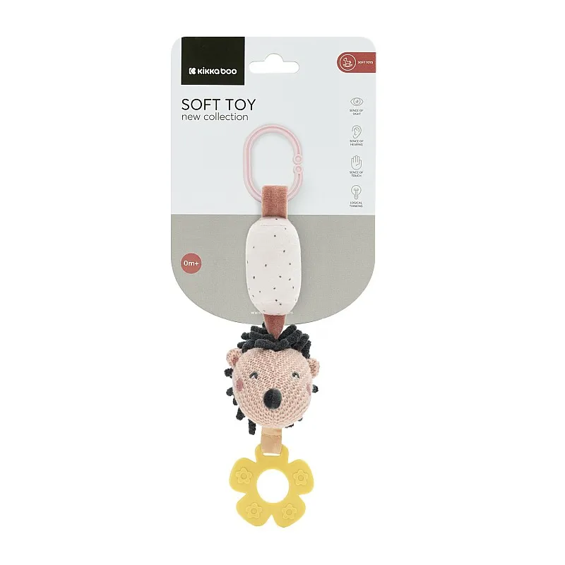 Kikkaboo Играчка със звънче Hedge-hugs