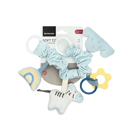 Kikkaboo Плюшена играчка за количка Stripy Friends