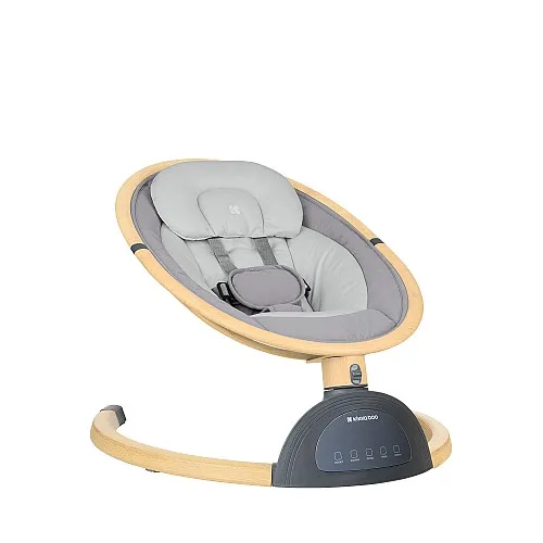 Kikkaboo Електрическа люлка Ashlee Light Grey 2025