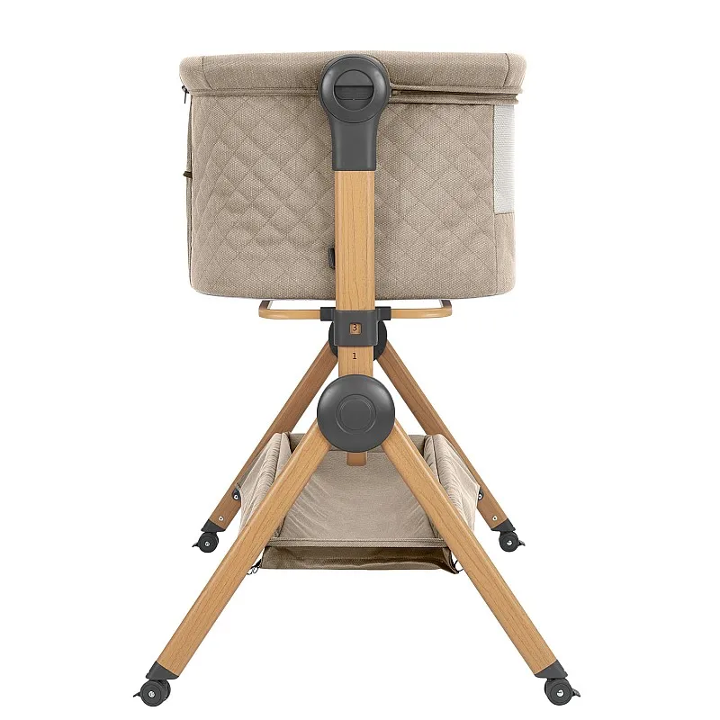 Kikkaboo 2в1 Мини кошара + Стол за хранене Sleat Me Beige