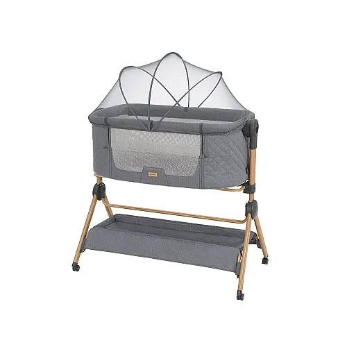 Kikkaboo 2в1 Мини кошара + Стол за хранене Sleat Me Grey
