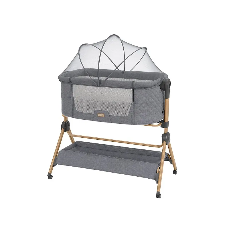 Kikkaboo 2в1 Мини кошара + Стол за хранене Sleat Me Grey