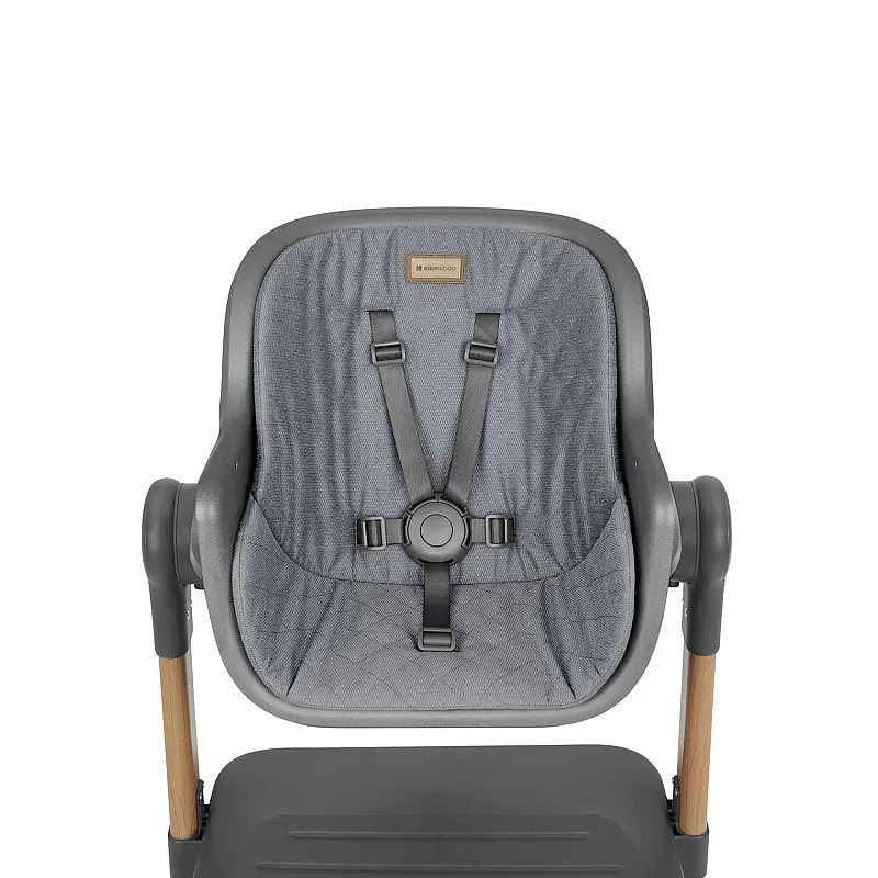 Kikkaboo 2в1 Мини кошара + Стол за хранене Sleat Me Grey