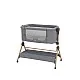 Kikkaboo 2в1 Мини кошара + Стол за хранене Sleat Me Grey