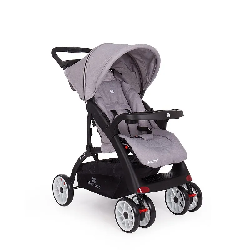 Kikkaboo Бебешка лятна количка Airy Light Grey Kikkaboo Бебешка лятна количка Airy Light Grey