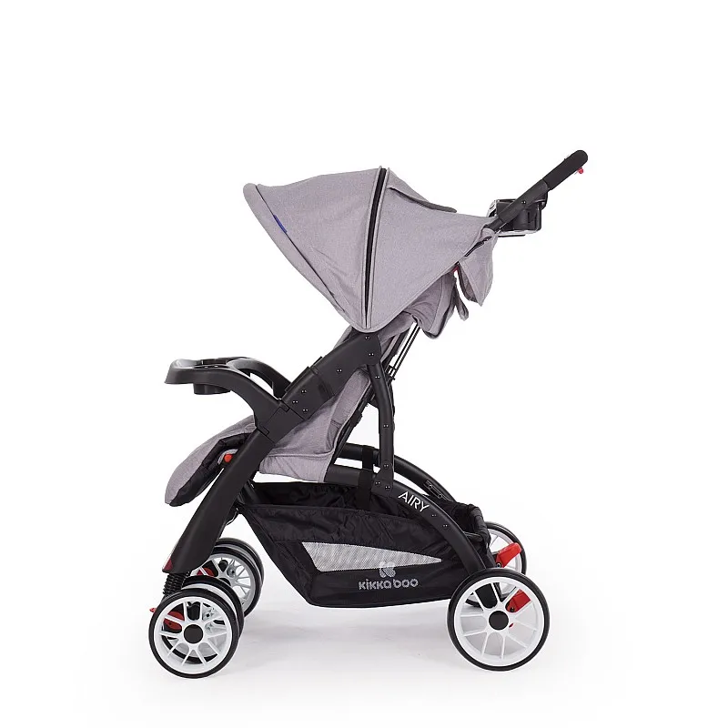Kikkaboo Бебешка лятна количка Airy Light Grey Kikkaboo Бебешка лятна количка Airy Light Grey