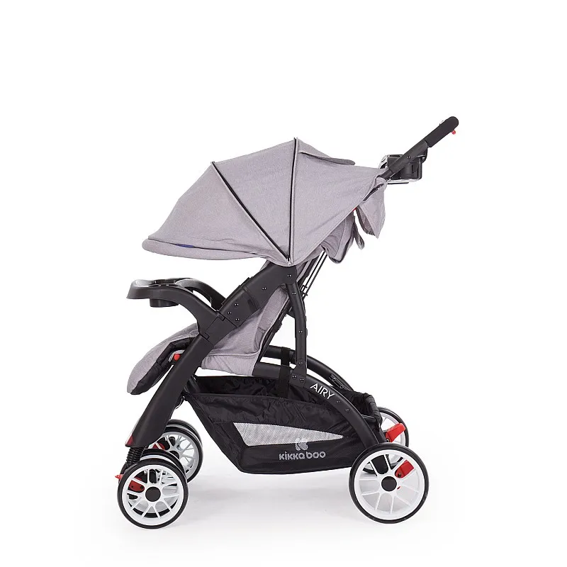Kikkaboo Бебешка лятна количка Airy Light Grey Kikkaboo Бебешка лятна количка Airy Light Grey