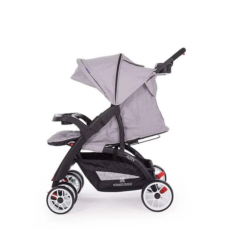 Kikkaboo Бебешка лятна количка Airy Light Grey Kikkaboo Бебешка лятна количка Airy Light Grey