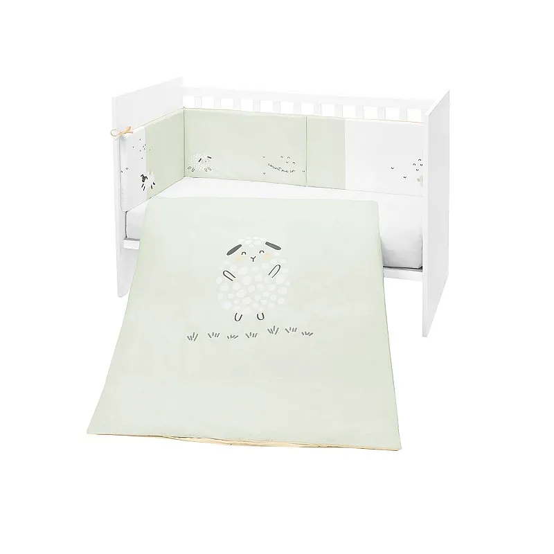 Kikkaboo Бебешки спален комплект 2 части EU style 70/140 Sleepy Sheep