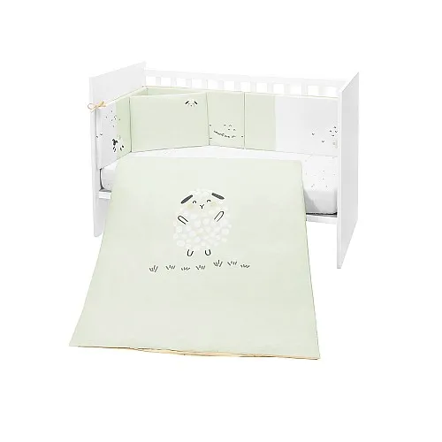 Kikkaboo Бебешки спален комплект 6 части 60/120 Sleepy Sheep