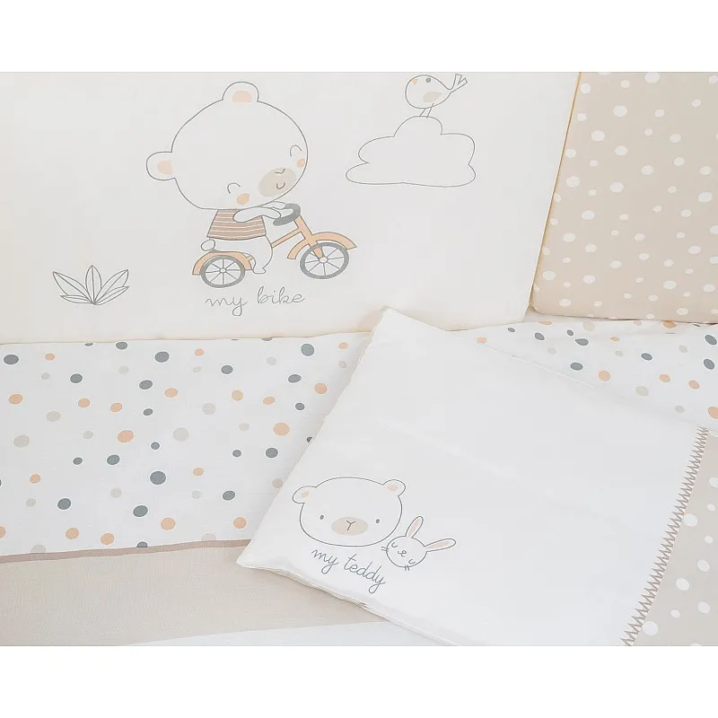 Kikkaboo Бебешки спален комплект 6 части 70/140 My Teddy