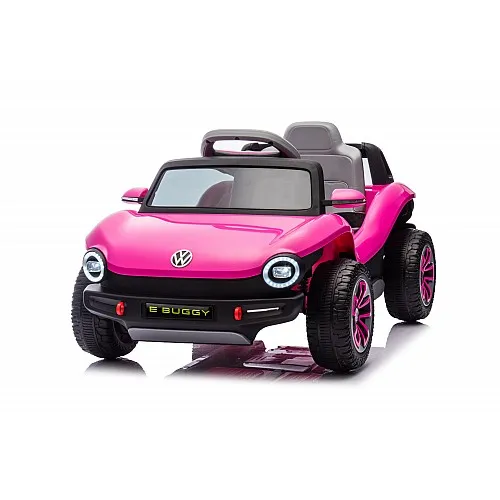 Kikkaboo Акумулаторна кола Licensed Volkswagen E Buggy Pink