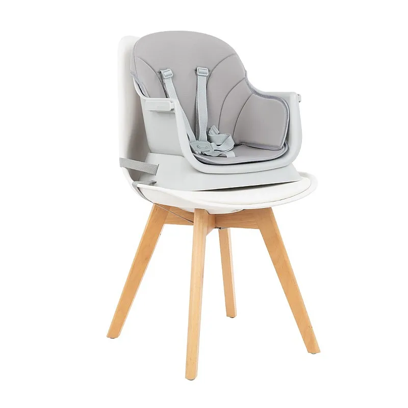 Kikkaboo Стол за хранене 6в1 Eat N Play Grey