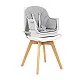 Kikkaboo Стол за хранене 6в1 Eat N Play Grey