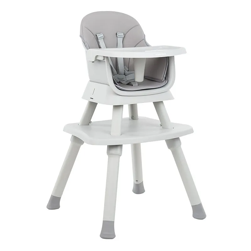 Kikkaboo Стол за хранене 6в1 Eat N Play Grey