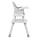 Kikkaboo Стол за хранене 6в1 Eat N Play Grey