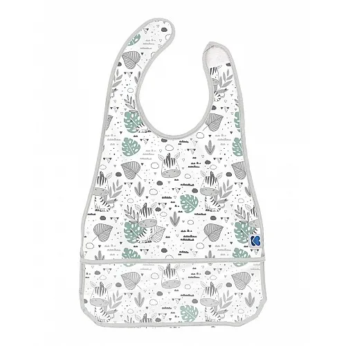 Kikkaboo Непромокаем лигавник с джоб Savanna Pattern Grey