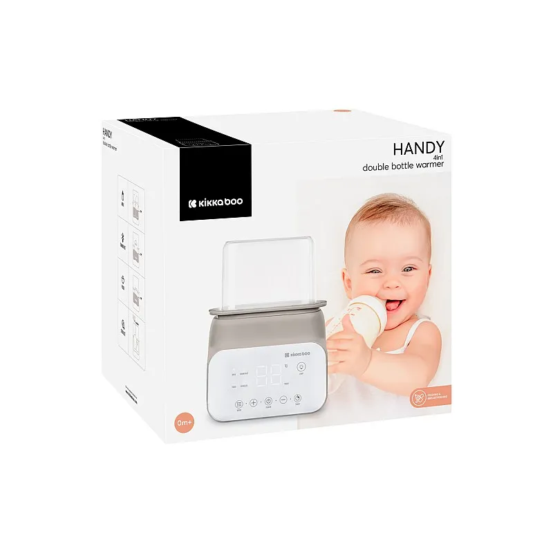 Kikkaboo Двоен нагревател 4в1 Handy Beige