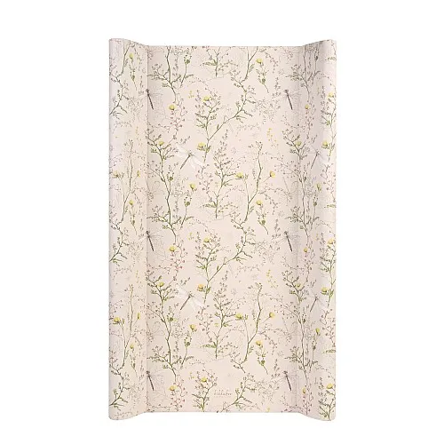 Kikkaboo Твърда PVC подложка за повиване 50х80см Secret Garden Beige